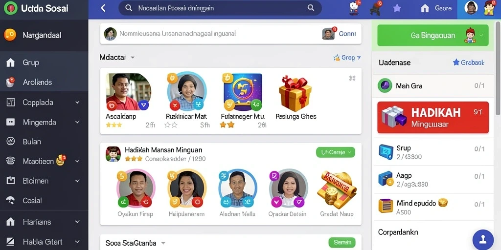 Tampilan antarmuka pengguna yang menarik dan mudah dinavigasi.