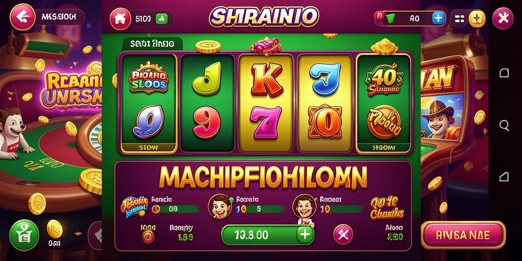 Tampilan layar utama aplikasi 988SPIN yang menarik.