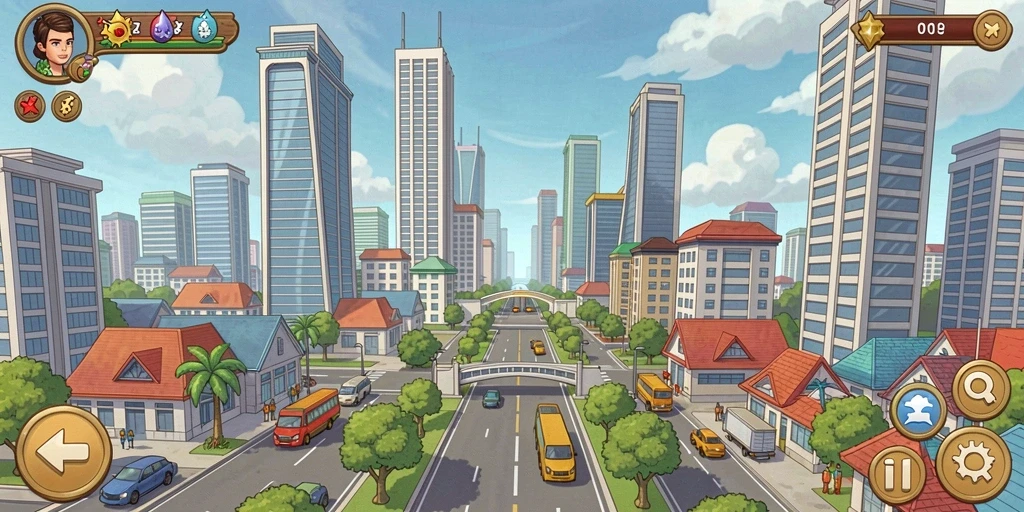 Tampilan awal yang menakjubkan dan penuh warna.