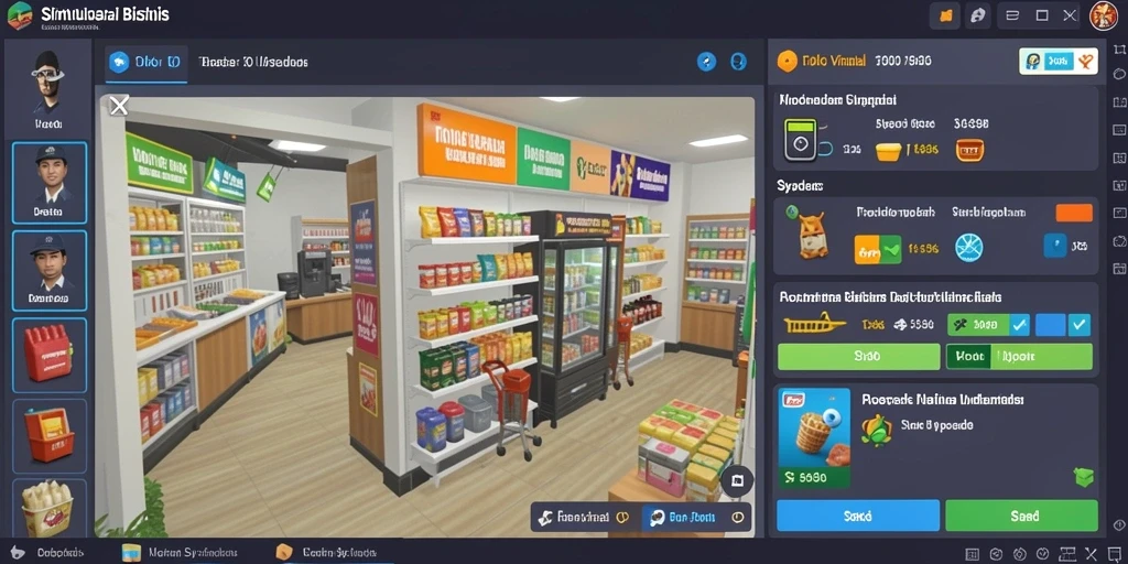 Tampilan menu utama yang menarik dan intuitif.