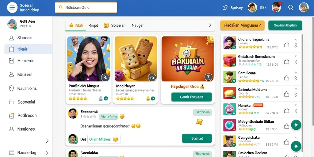 Tampilan antarmuka yang ramah pengguna.