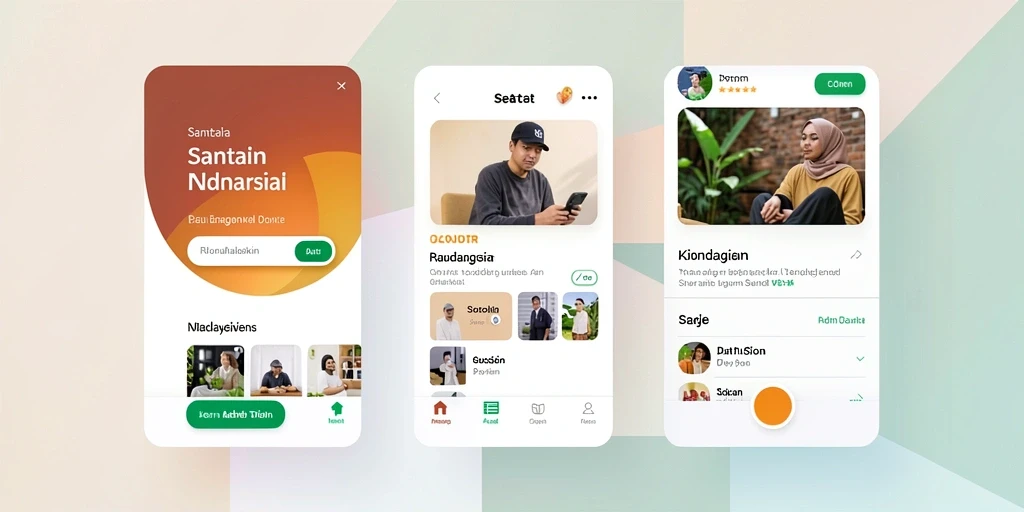 Antarmuka pengguna yang menarik dan modern.