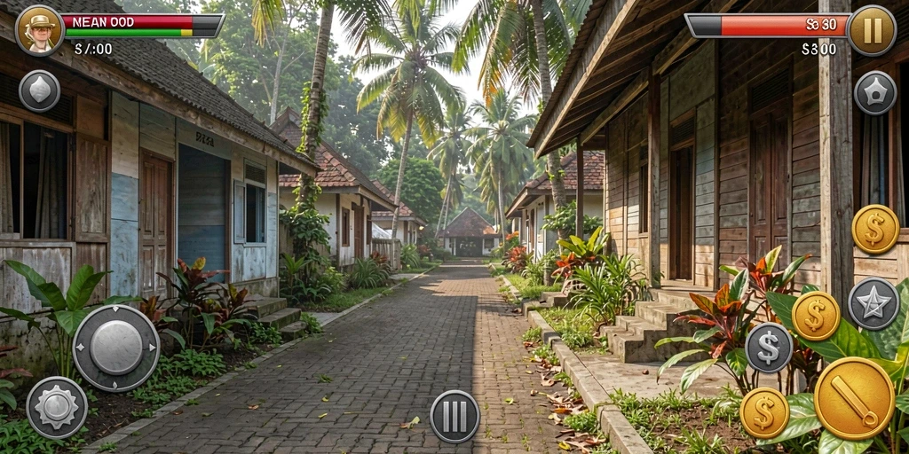 Screenshot ini menampilkan grafis memukau MPO76.