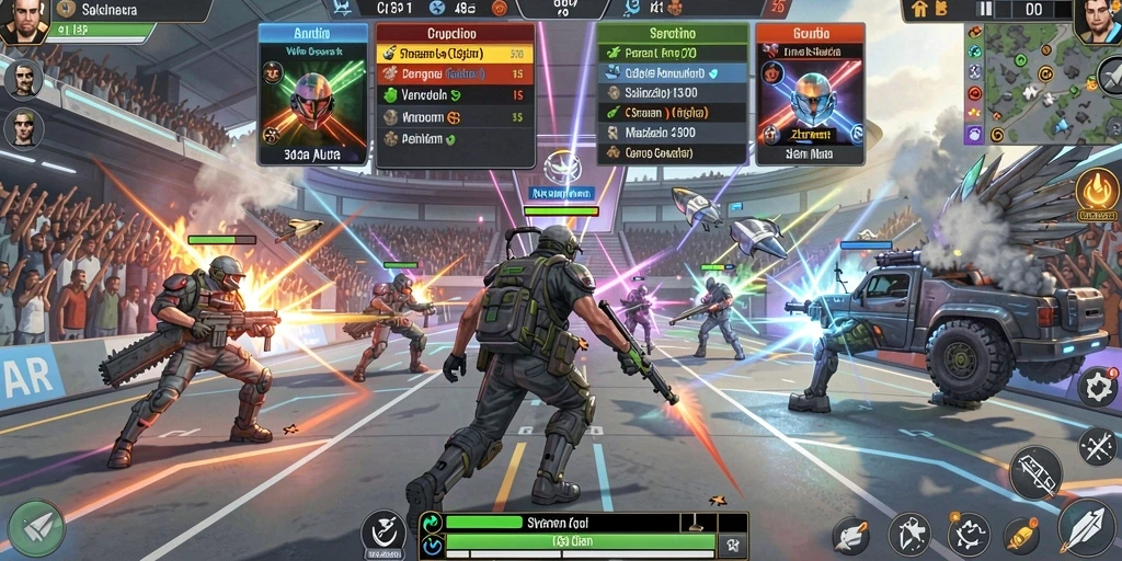 Tampilan awal game N9TURBO yang menakjubkan.