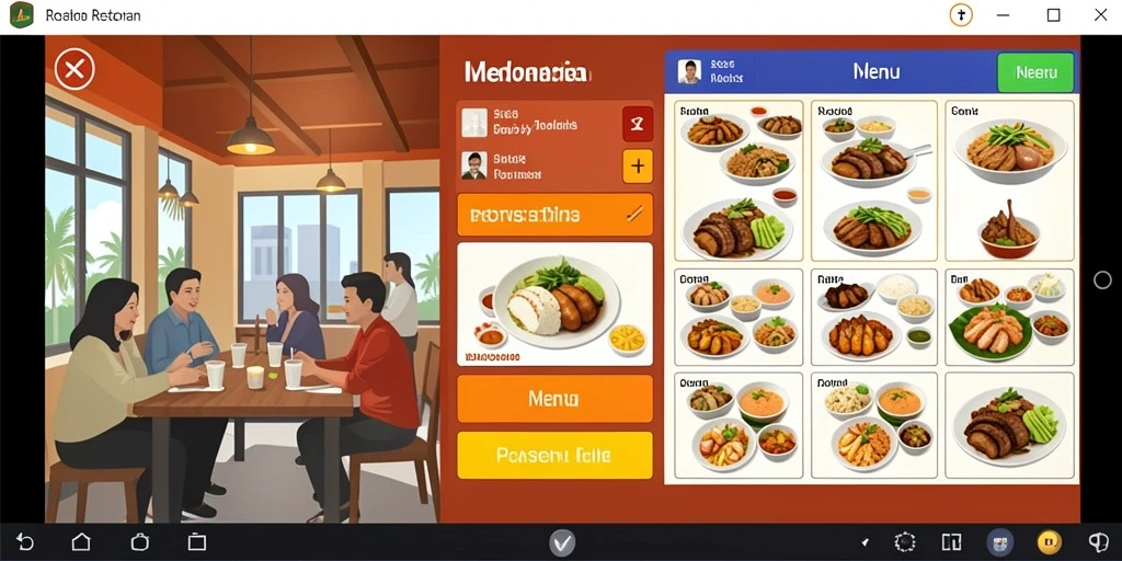 Tampilan antarmuka yang menarik dan user-friendly.