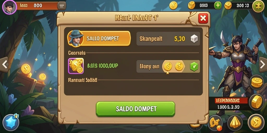 Tampilan awal yang menarik dan informatif.