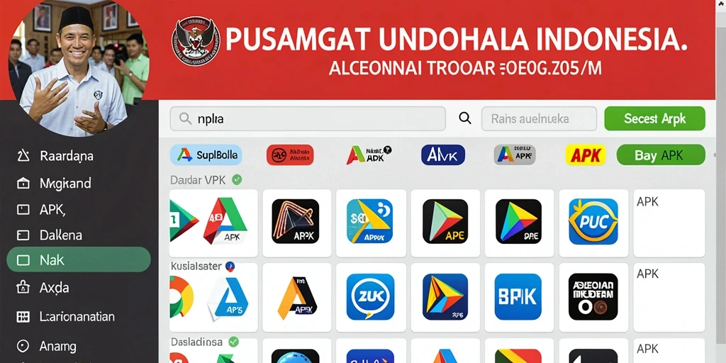 Tampilan antarmuka yang modern dan menarik.